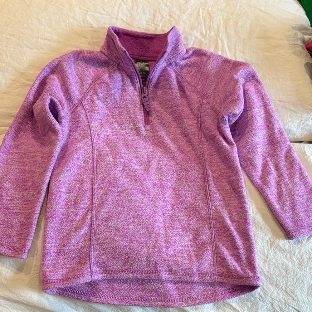 Champion Fleece Purple Kids Pullover